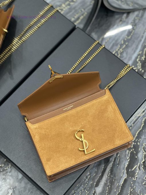 Yves Saint Laurent Bags CASSANDRA Matte Series_Italian gold buckle cowhide paired with frosted leather, decorated wi wolaswjw - Image 9