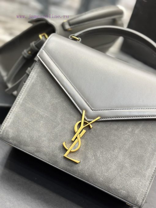 Yves Saint Laurent Bags _CASSANDRA_ Paired with suede briefcaseThe combination of different materials adds a sense o 7fcyx6xl - Image 8