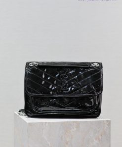 Yves Saint Laurent Bags Niki, black patent leather comes out 🧏 ‍️Popular Niki launches new black patent leather with l924ya6n