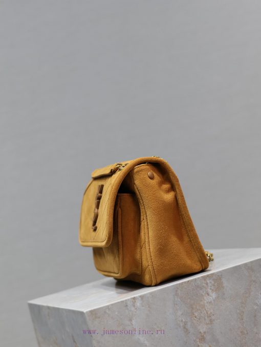 Yves Saint Laurent Bags Niki-22cm earth yellow frosted gold buckleIt's not too cool at all. The bag has a beautiful s4c2yxm4 - Image 6