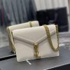 Yves Saint Laurent Bags 𝑪𝑨𝑺𝑺𝑨𝑵𝑫𝑹𝑨 _ Caviar and cowhideThe latest synchronized CASSANDRA Italian imported cowhide is lnp0g95m