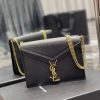 Yves Saint Laurent Bags 𝑪𝑨𝑺𝑺𝑨𝑵𝑫𝑹𝑨 _ Caviar and cowhideThe latest synchronized CASSANDRA Italian imported cowhide is 1tw1ftiw