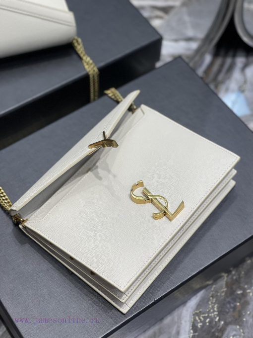 Yves Saint Laurent Bags 𝑪𝑨𝑺𝑺𝑨𝑵𝑫𝑹𝑨 _ Caviar and cowhideThe latest synchronized CASSANDRA Italian imported cowhide is lnp0g95m - Image 8