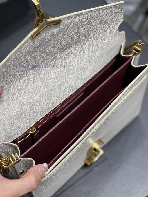 Yves Saint Laurent Bags 𝑪𝑨𝑺𝑺𝑨𝑵𝑫𝑹𝑨 _ Caviar and cowhideThe latest synchronized CASSANDRA Italian imported cowhide is lnp0g95m - Image 9