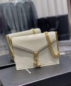 Yves Saint Laurent Bags 𝑪𝑨𝑺𝑺𝑨𝑵𝑫𝑹𝑨 _ Crocodile patterned cowhideThe latest synchronized CASSANDRA Italian imported cr 83b12cee