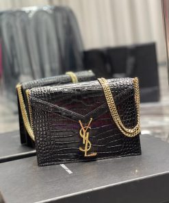 Yves Saint Laurent Bags 𝑪𝑨𝑺𝑺𝑨𝑵𝑫𝑹𝑨 _ Crocodile patterned cowhideThe latest synchronized CASSANDRA Italian imported cr pqghn8f3