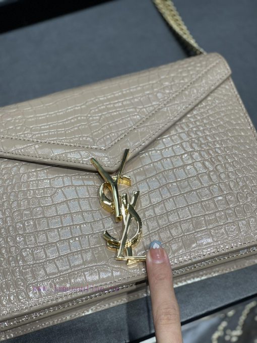 Yves Saint Laurent Bags 𝑪𝑨𝑺𝑺𝑨𝑵𝑫𝑹𝑨 _ Crocodile patterned cowhideThe latest synchronized CASSANDRA Italian imported cr 7ettvvgg - Image 7