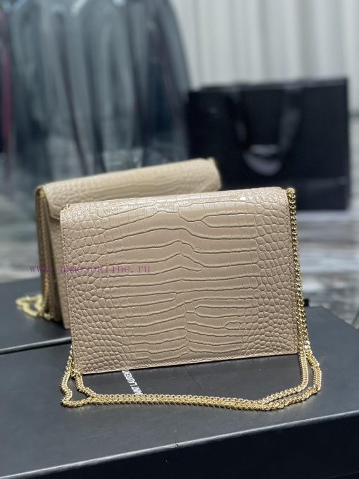 Yves Saint Laurent Bags 𝑪𝑨𝑺𝑺𝑨𝑵𝑫𝑹𝑨 _ Crocodile patterned cowhideThe latest synchronized CASSANDRA Italian imported cr 7ettvvgg - Image 10