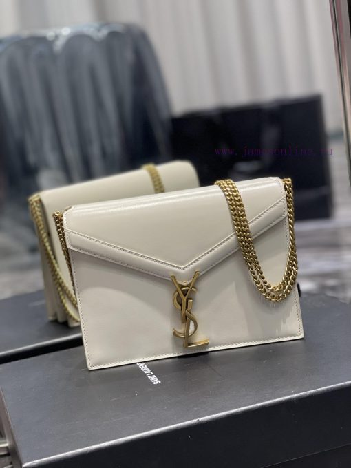 Yves Saint Laurent Bags 𝑪𝑨𝑺𝑺𝑨𝑵𝑫𝑹𝑨_The latest synchronized CASSANDRA bag is made of imported cowhide from Italy, with xmtgounr