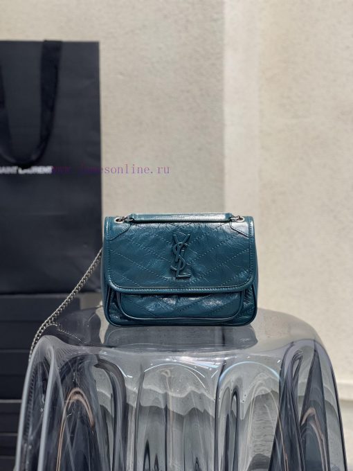 Yves Saint Laurent Bags 𝐍𝐢𝐤𝐢𝟐𝟐𝐜𝐦 _ Turquoise GreenThe most popular NIKI in history has launched the baby size, which 59fk3xa6 - Image 2