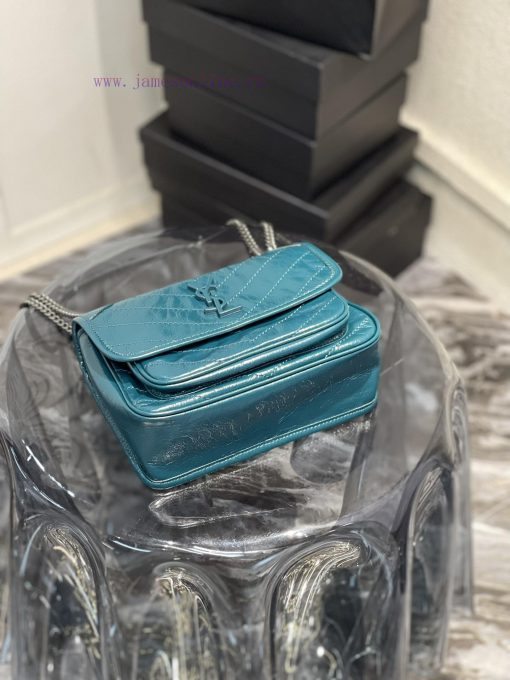 Yves Saint Laurent Bags 𝐍𝐢𝐤𝐢𝟐𝟐𝐜𝐦 _ Turquoise GreenThe most popular NIKI in history has launched the baby size, which 59fk3xa6 - Image 8