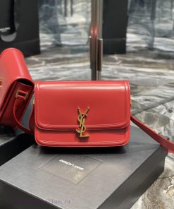 Yves Saint Laurent Bags 𝑺𝑶𝑳𝑭𝑬𝑹𝑰𝑵𝑶 𝑩𝑶𝑿 Big red gold buckle_23cmMust be popular, it conquered the entire fashion circl 6sfdelh4