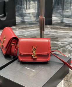 Yves Saint Laurent Bags 𝑺𝑶𝑳𝑭𝑬𝑹𝑰𝑵𝑶 𝑩𝑶𝑿 Big red gold button_19cmMust be popular, it conquered the entire fashion circl idbu3hac