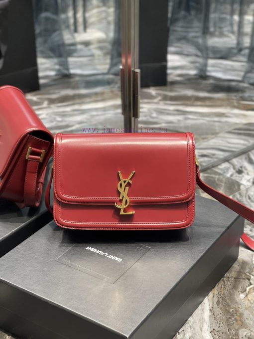 Yves Saint Laurent Bags 𝑺𝑶𝑳𝑭𝑬𝑹𝑰𝑵𝑶 𝑩𝑶𝑿 Jujube red gold button_23cmMust be popular, it conquered the entire fashion ci 83vtbsja - Image 2