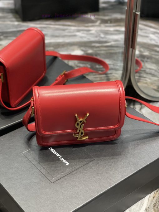 Yves Saint Laurent Bags 𝑺𝑶𝑳𝑭𝑬𝑹𝑰𝑵𝑶 𝑩𝑶𝑿 Big red gold button_19cmMust be popular, it conquered the entire fashion circl idbu3hac - Image 4