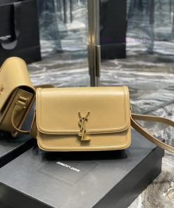 Yves Saint Laurent Bags 𝑺𝑶𝑳𝑭𝑬𝑹𝑰𝑵𝑶 𝑩𝑶𝑿 Milk tea colored gold buckle, 2cmMust be popular, it conquered the entire fash d86h7nj8