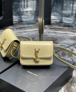 Yves Saint Laurent Bags 𝑺𝑶𝑳𝑭𝑬𝑹𝑰𝑵𝑶 𝑩𝑶𝑿 Apricot colored gold button_19cmMust be popular, it conquered the entire fashi v5httbax