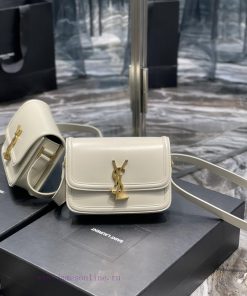 Yves Saint Laurent Bags 𝑺𝑶𝑳𝑭𝑬𝑹𝑰𝑵𝑶 𝑩𝑶𝑿 White gold buckle_19cmMust be popular, it conquered the entire fashion circle xpj6j7uf
