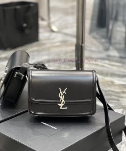 Yves Saint Laurent Bags 𝑺𝑶𝑳𝑭𝑬𝑹𝑰𝑵𝑶 𝑩𝑶𝑿 Black silver buckle_23cmMust be popular, it conquered the entire fashion circl qgqjc2ta