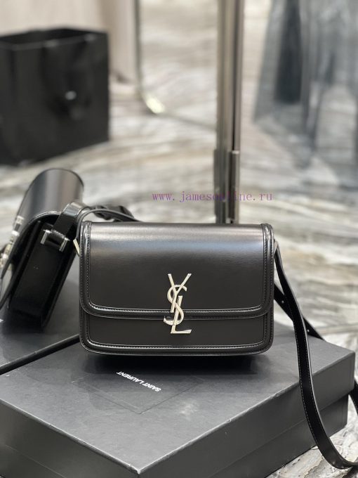 Yves Saint Laurent Bags 𝑺𝑶𝑳𝑭𝑬𝑹𝑰𝑵𝑶 𝑩𝑶𝑿 Black silver buckle_23cmMust be popular, it conquered the entire fashion circl qgqjc2ta