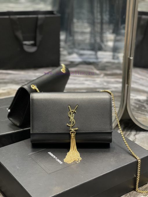 Yves Saint Laurent Bags Eternal ClassicKATE 24cm black plain tassel style _ South African cowhideDefinitely an etern 3pvyt5iv