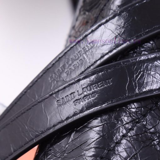 Yves Saint Laurent Bags Background original order 𝑁𝑖𝑘𝑖 28 𝑐𝑚 _ Black breakthrough uses old oil wax cowhide, the waxi 4n1xcfqg - Image 6