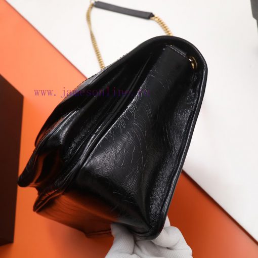 Yves Saint Laurent Bags Background original order 𝑁𝑖𝑘𝑖 28 𝑐𝑚 _ Black breakthrough uses old oil wax cowhide, the waxi 8ci51ih0 - Image 4