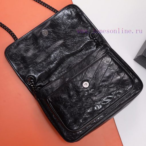 Yves Saint Laurent Bags Background original order 𝑁𝑖𝑘𝑖 28 𝑐𝑚 _ Black breakthrough uses old oil wax cowhide, the waxi txnjkdzj - Image 4
