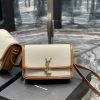 Yves Saint Laurent Bags 𝑺𝑶𝑳𝑭𝑬𝑹𝑰𝑵𝑶 𝑩𝑶𝑿 Brown with cotton and linen cloth, 2cmMust be popular, it conquered the entire j0idb78a