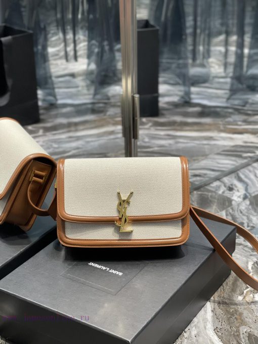 Yves Saint Laurent Bags 𝑺𝑶𝑳𝑭𝑬𝑹𝑰𝑵𝑶 𝑩𝑶𝑿 Brown with cotton and linen cloth, 2cmMust be popular, it conquered the entire j0idb78a - Image 2