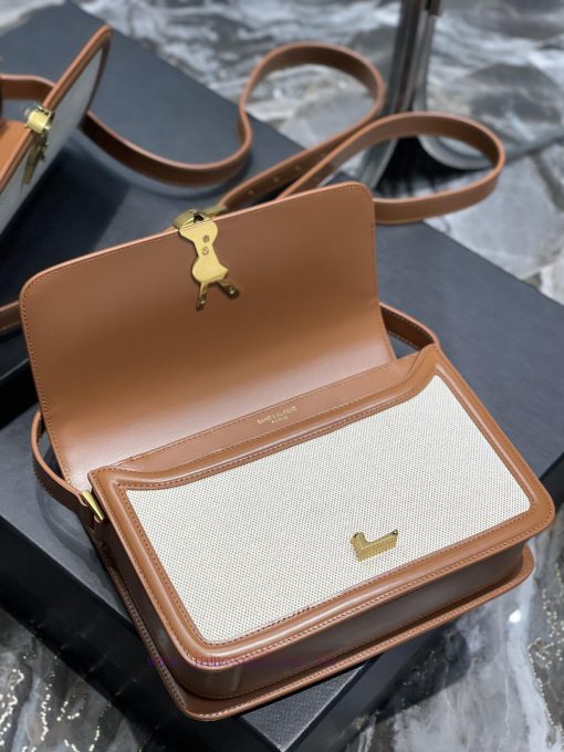 Yves Saint Laurent Bags 𝑺𝑶𝑳𝑭𝑬𝑹𝑰𝑵𝑶 𝑩𝑶𝑿 Brown with cotton and linen cloth, 2cmMust be popular, it conquered the entire j0idb78a - Image 9