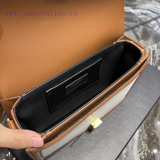 Yves Saint Laurent Bags 𝑺𝑶𝑳𝑭𝑬𝑹𝑰𝑵𝑶 𝑩𝑶𝑿 Brown with cotton and linen cloth, 2cmMust be popular, it conquered the entire j0idb78a - Image 10
