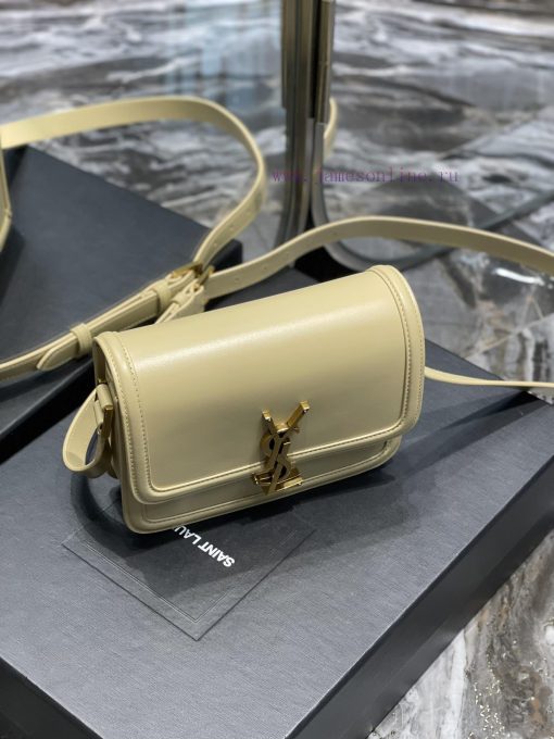 Yves Saint Laurent Bags 𝑺𝑶𝑳𝑭𝑬𝑹𝑰𝑵𝑶 𝑩𝑶𝑿 Apricot colored gold button_19cmMust be popular, it conquered the entire fashi mbgameld - Image 4
