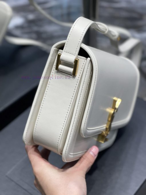 Yves Saint Laurent Bags 𝑺𝑶𝑳𝑭𝑬𝑹𝑰𝑵𝑶 𝑩𝑶𝑿 White gold buckle_23cmMust be popular, it conquered the entire fashion circle xpjkp2gw - Image 5