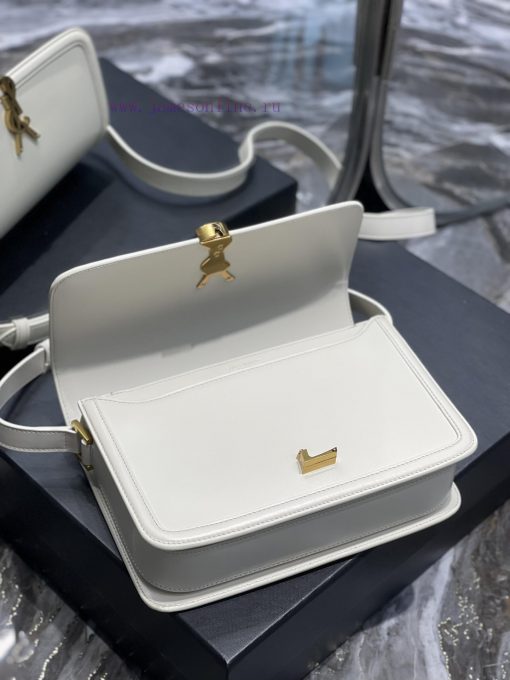 Yves Saint Laurent Bags 𝑺𝑶𝑳𝑭𝑬𝑹𝑰𝑵𝑶 𝑩𝑶𝑿 White gold buckle_23cmMust be popular, it conquered the entire fashion circle xpjkp2gw - Image 9