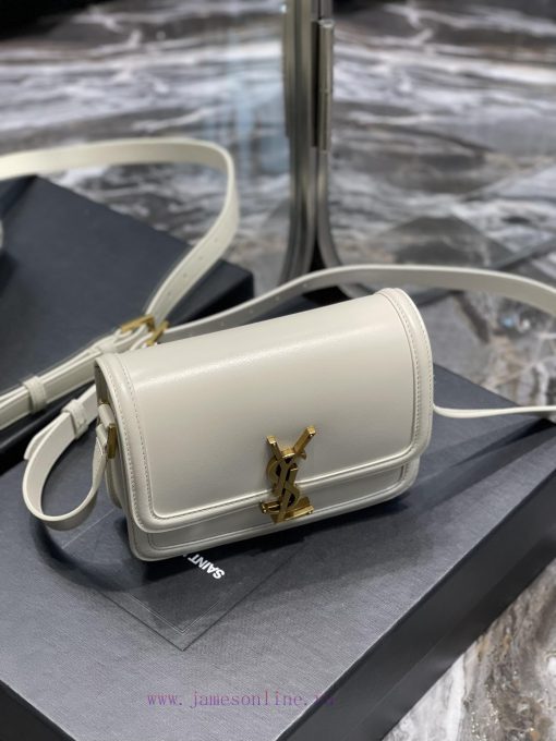 Yves Saint Laurent Bags 𝑺𝑶𝑳𝑭𝑬𝑹𝑰𝑵𝑶 𝑩𝑶𝑿 White gold buckle_19cmMust be popular, it conquered the entire fashion circle uxos4udh - Image 4