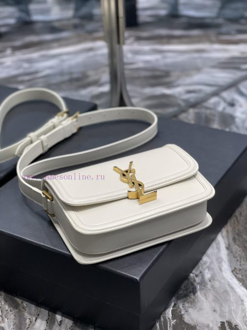 Yves Saint Laurent Bags 𝑺𝑶𝑳𝑭𝑬𝑹𝑰𝑵𝑶 𝑩𝑶𝑿 White gold buckle_19cmMust be popular, it conquered the entire fashion circle uxos4udh - Image 7