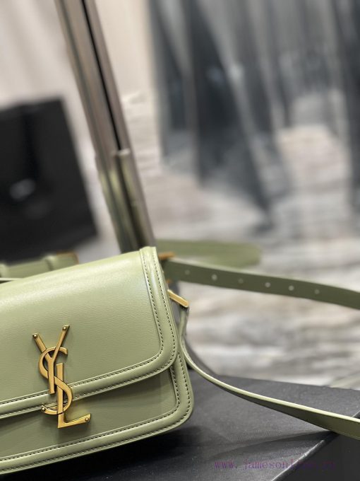 Yves Saint Laurent Bags 𝑺𝑶𝑳𝑭𝑬𝑹𝑰𝑵𝑶 𝑩𝑶𝑿 Avocado green gold button_19cmMust be popular, it conquered the entire fashion fzkcfgsk - Image 4