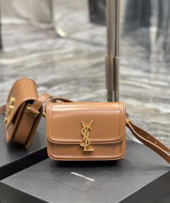 Yves Saint Laurent Bags 𝑺𝑶𝑳𝑭𝑬𝑹𝑰𝑵𝑶 𝑩𝑶𝑿 Earth yellow gold buckle_19cmMust be popular, it conquered the entire fashion k9xnnao4