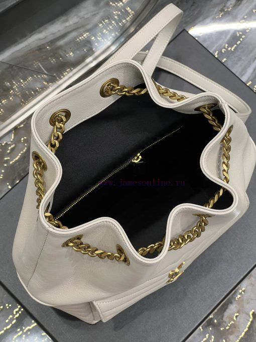 Yves Saint Laurent Bags 𝐉𝐨𝐞 _ Backpack Pearl Grey White 🤍It's not an exaggeration to say that this is a classic back 9hlm4yqg - Image 9