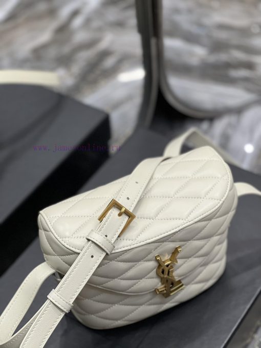 Yves Saint Laurent Bags JUNE Quilted Sheepskin Box Bag_Adopting a front flip cover and a shaped barrel design, the c j1esrp0f - Image 5