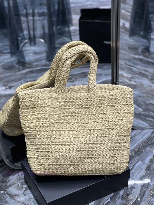 Yves Saint Laurent Bags Apricot colorRIVE GAUCHE Lafite Grass Weaving Tote is full of artistic atmosphere~Lafite Gra 9eo7lzvn - Image 10