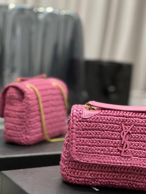 Yves Saint Laurent Bags Quick drop of woven bagsNiki woven bag to la~Full of artistic atmosphere, the Lafite grass w dzzrjaxh - Image 4