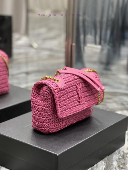 Yves Saint Laurent Bags Quick drop of woven bagsNiki woven bag to la~Full of artistic atmosphere, the Lafite grass w dzzrjaxh - Image 5