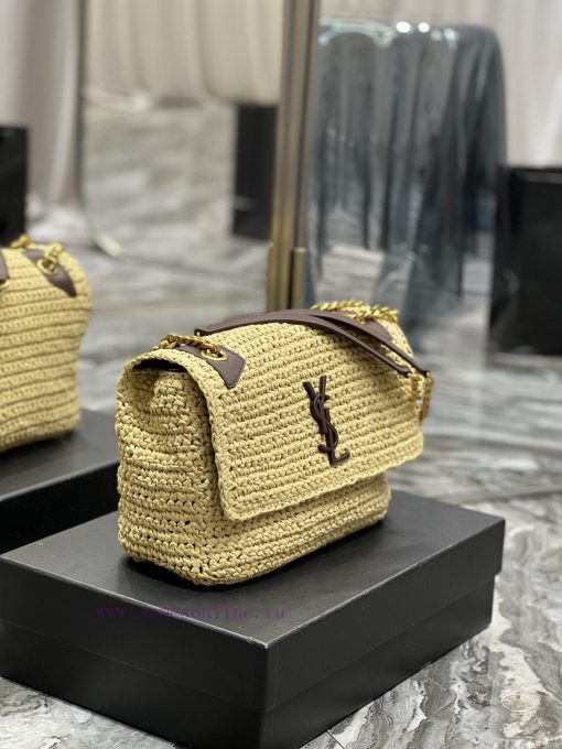 Yves Saint Laurent Bags Quick drop of woven bagsNiki woven bag to la~Full of artistic atmosphere, the Lafite grass w x3zmk0xx - Image 6