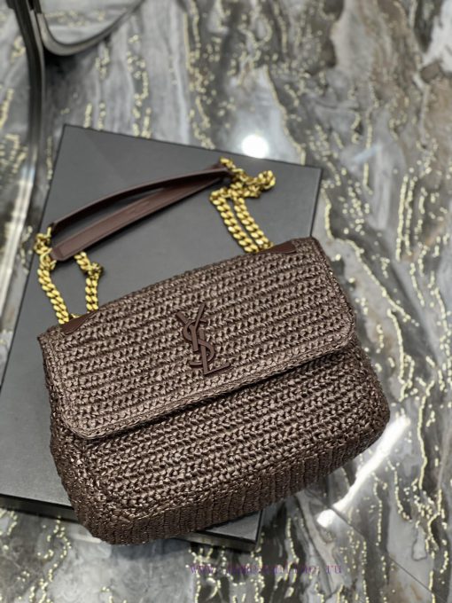 Yves Saint Laurent Bags Quick drop of woven bagsNiki woven bag to la~Full of artistic atmosphere, the Lafite grass w 3l7d7g1j - Image 8