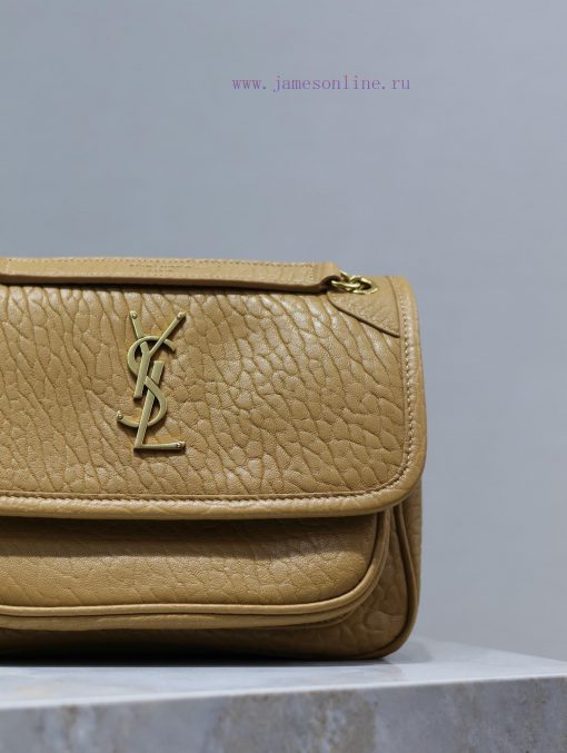 Yves Saint Laurent Bags Niki-22cm earth yellow elephant pattern gold buckleIt's not too cool at all. The bag has a b ksk3xlha - Image 4
