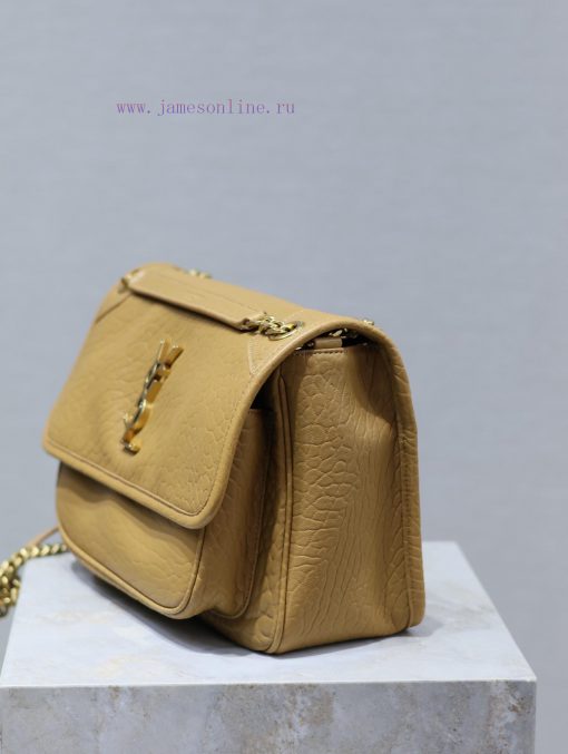 Yves Saint Laurent Bags Niki-28cm earthy yellow elephant pattern with gold buckleIt's not too cool at all. The bag h 3e22ltmt - Image 6