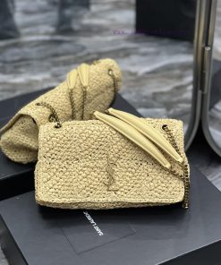 Yves Saint Laurent Bags JAMIE_ woven bag to la~Quick drop of woven bagsFull of artistic atmosphere, the Lafite grass pjvr66od