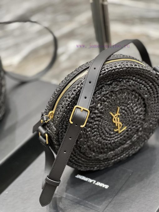 Yves Saint Laurent Bags Quick drop of woven bagsRound pancake woven bag to la~Full of artistic atmosphere, the Lafit m5nxhcnu - Image 7